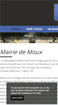 Mobile Screenshot of mairie-moux.fr
